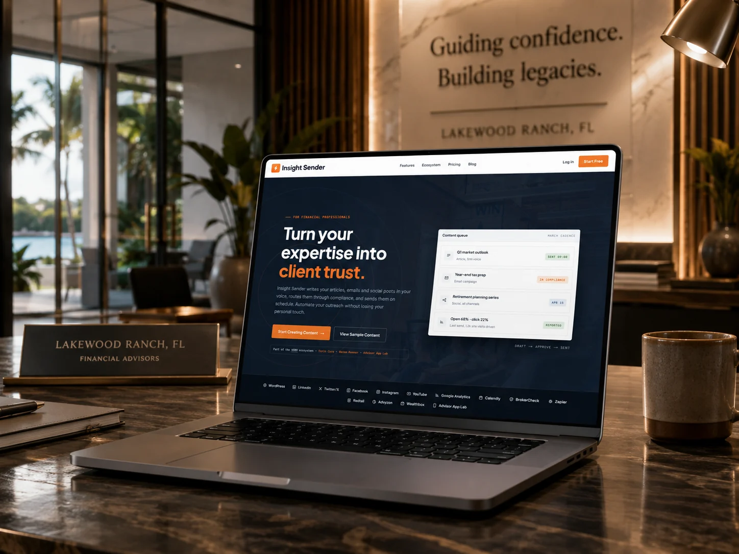 Insight Sender website