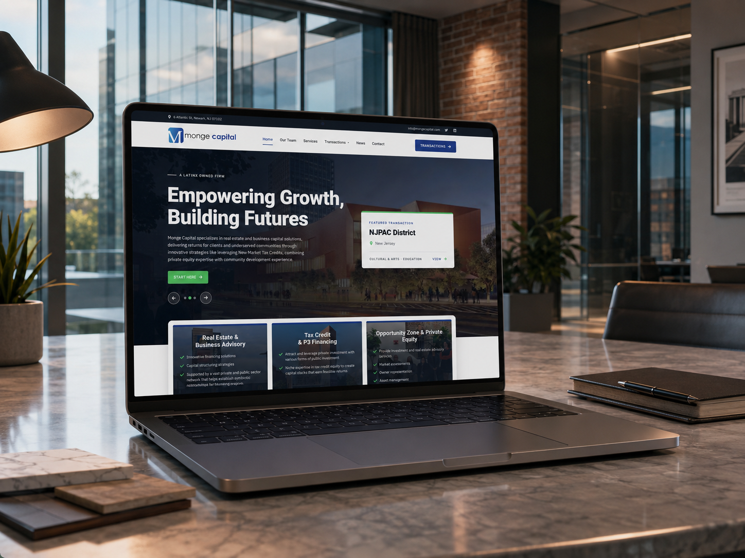 Monge Capital website