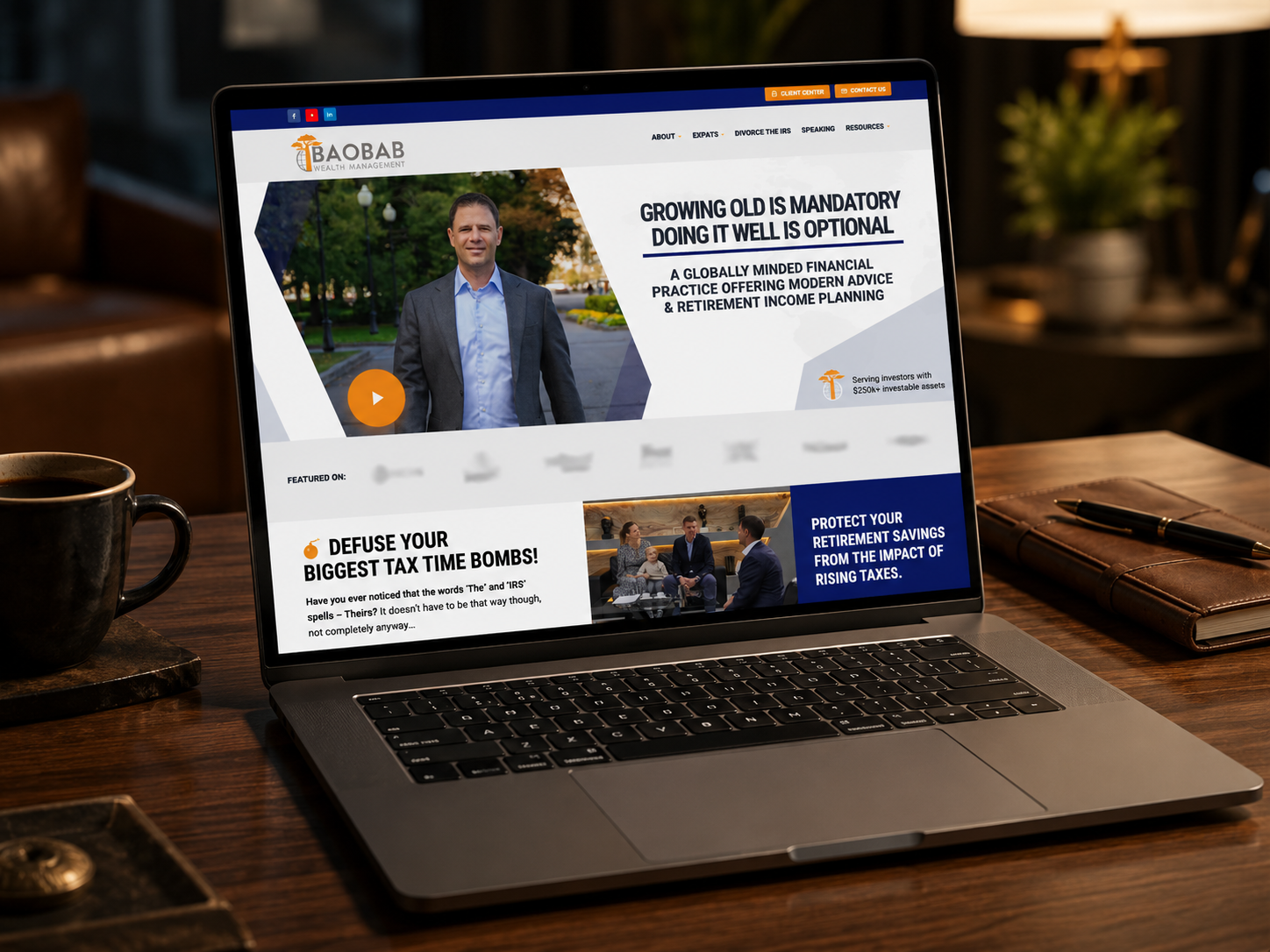 Baobab Wealth Management website