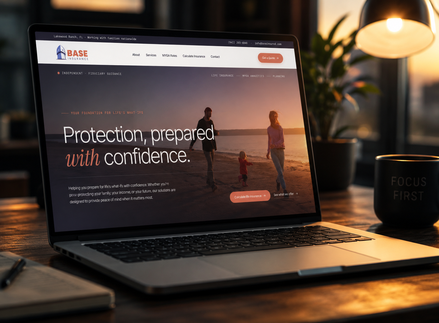 Base Insurance website