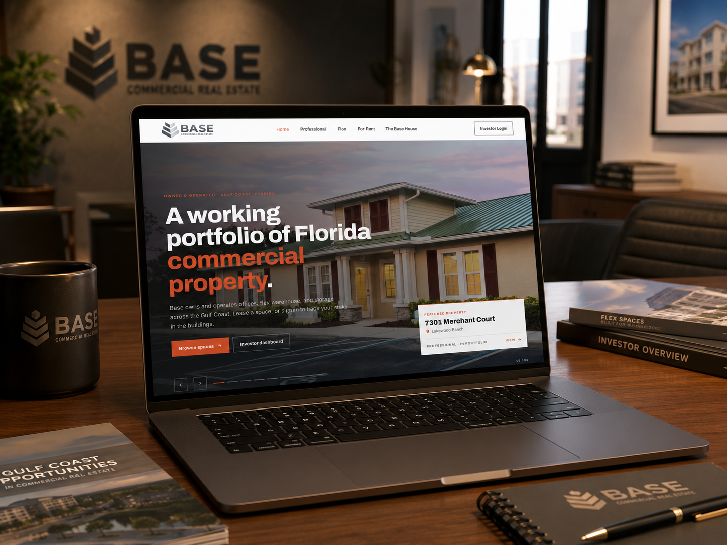 Base Commercial Real Estate website