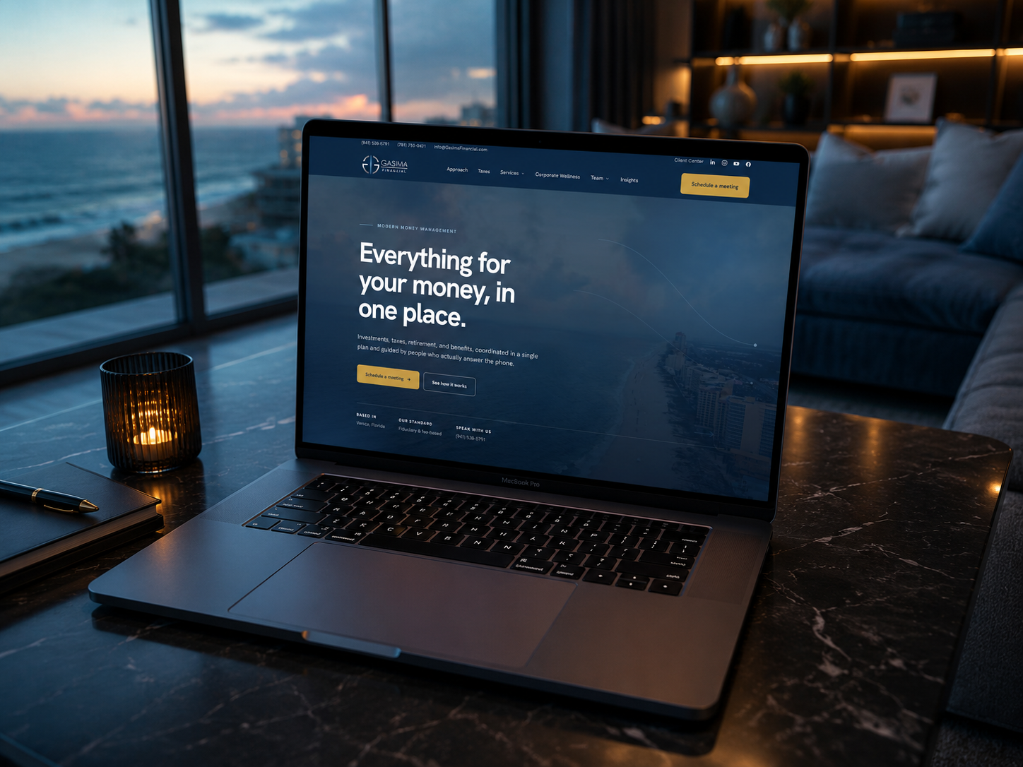 Gasima Financial website