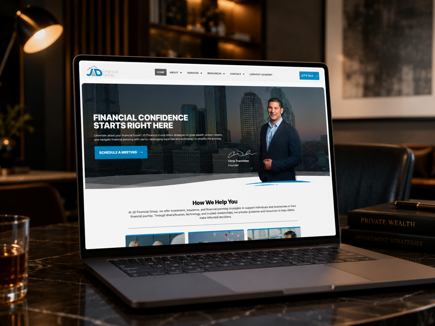 JD Financial Group website