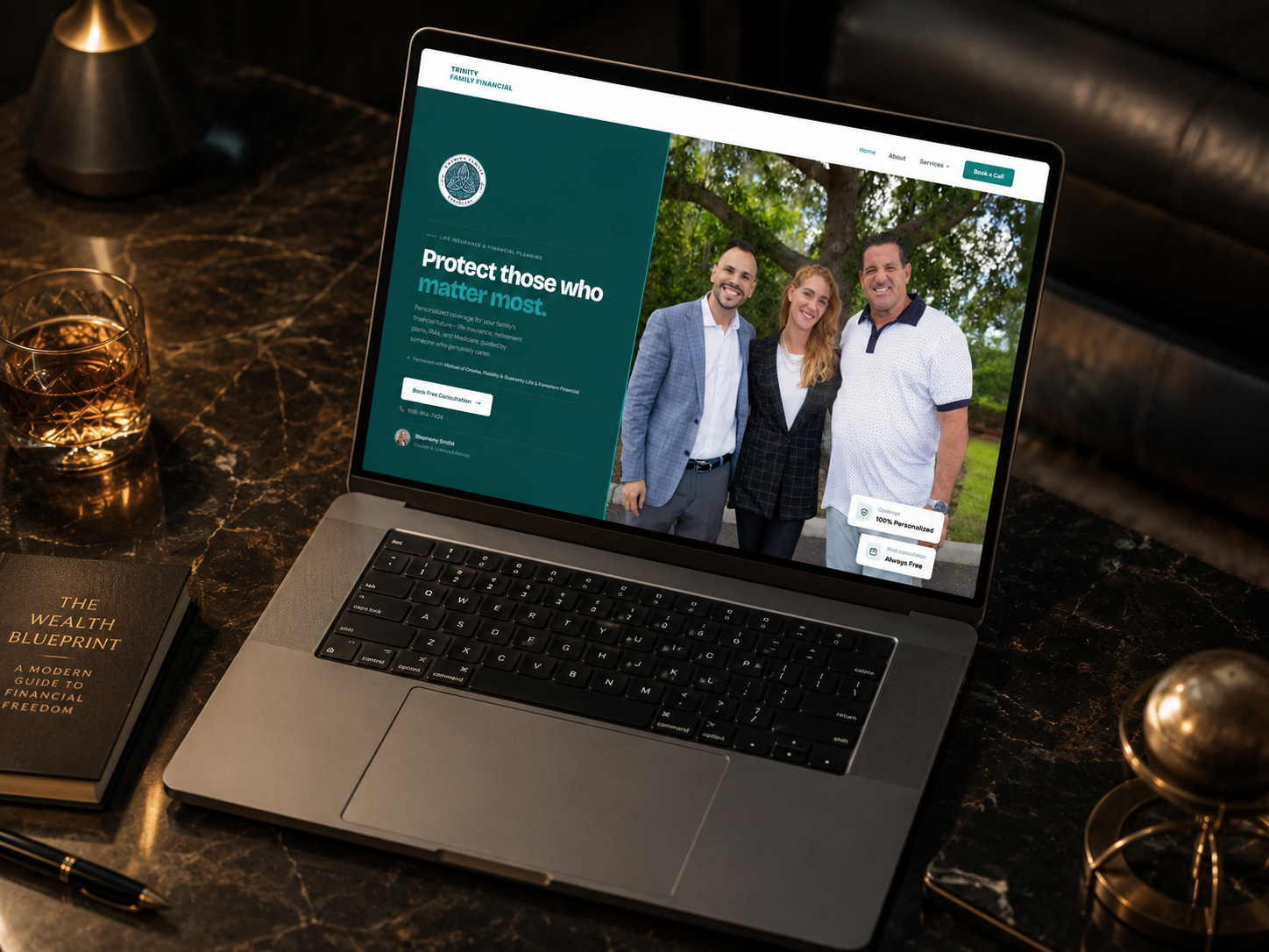 Trinity Family Financial website
